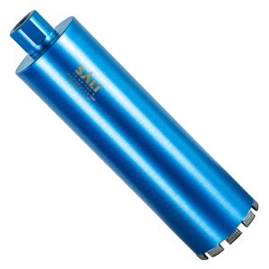 SALI Wet Diamond Core Drill Bits 4-1/2"/116mm Diameter, 15"/380mm Drilling Depth Concrete Core Drill Bit, 1-1/4-7" Thread Core Bit Turbo Laser-Welded Segments with Rebar, Brick, Block, Masonry, Stone photo 1