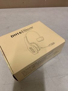 OTYHVV Trucker Bluetooth Headset with Charging Base, Wireless Hands-Free Headset with Noise Canceling Mic & Mute Button, 56Hrs Working Time PC Headsets for Cell Phones, Computer, Truck Driver photo 2