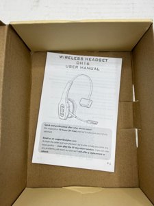OTYHVV Trucker Bluetooth Headset with Charging Base, Wireless Hands-Free Headset with Noise Canceling Mic & Mute Button, 56Hrs Working Time PC Headsets for Cell Phones, Computer, Truck Driver photo 4