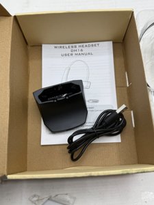 OTYHVV Trucker Bluetooth Headset with Charging Base, Wireless Hands-Free Headset with Noise Canceling Mic & Mute Button, 56Hrs Working Time PC Headsets for Cell Phones, Computer, Truck Driver photo 5