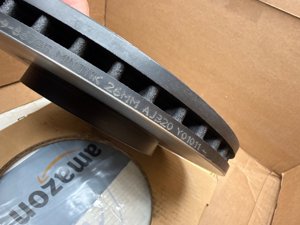 ACDelco Gold 18A1095 (19175146) Black Hat Front Disc Brake Rotor photo 5