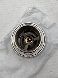 Brass Freestanding Tub Drain Plug, Fits Most Kits (Brushed Nickel) photo 7