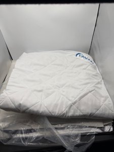 Split King Mattress Topper Protector Pad for Adjustable Bed Cover, Quilted, Breathable, Absorbent, Fitted Sheet Style, Machine Washable photo 6