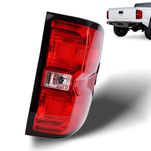 Nakuuly Tail Light Assembly Compatible with 2014 2015 Chevy Silverado 1500 2500HD 3500HD GMC Sierra 3500 HD Right Passenger Side Taillight Brake Lamps Bulb and Harness photo 1