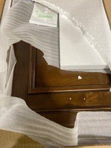 Signature Design by Ashley Danabrin Transitional Panel Headboard, Twin, Dark Brown photo 3