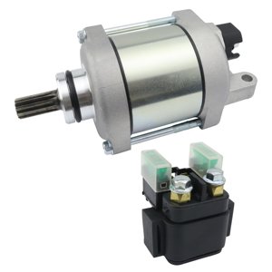 Lifmpfly Starter Motor & Relay for KTM Motorcycle 350 SX-F XC-F 11-15, 350 XCF-W EXC-F 12-16, Freeride 350 12-15, 250 SX-F XC-F 13-2015, 250 XCF-W 14-16, 77240001100 SMU0531 photo 1