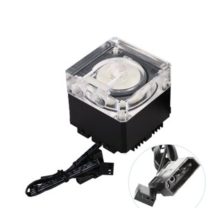 Water Cooling PWM Pump,PC Water Cooling Integrated Mute DC 12V Water Pump,CPU Cooling Heat Exchanger Water Pump photo 1
