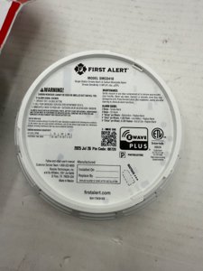 New 2025 First Alert SMCO410 Z-Wave Battery-Powered Smoke Detector & Carbon Monoxide Alarm, Works with Ring Alarm Base Station, Single Pack, White photo 6