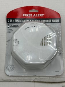 New 2025 First Alert SMCO410 Z-Wave Battery-Powered Smoke Detector & Carbon Monoxide Alarm, Works with Ring Alarm Base Station, Single Pack, White photo 7