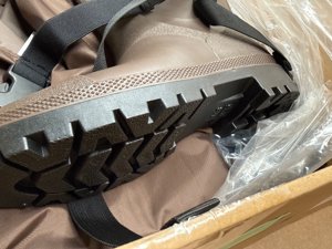 TIDEWE Hip Wader, Lightweight Hip Boot for Men and Women, 2-Ply PVC/Nylon Fishing Hip Wader Brown Size 8 photo 4