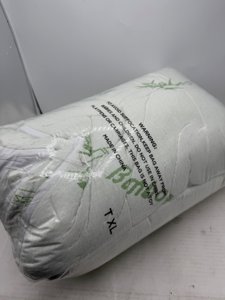 Ultra Soft Twin XL Size Mattress Topper - Viscose Made from Bamboo Pillow Top Mattress Pad for Back Pain Relief - Naturally Cooling for Hot Sleepers, Green photo 4
