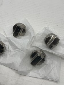 Stainless Steel WB03X29315 Stove knobs Replacement for GE Stove Parts Burner photo 4