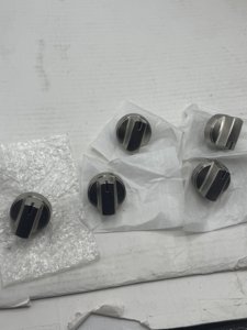 Stainless Steel WB03X29315 Stove knobs Replacement for GE Stove Parts Burner photo 5