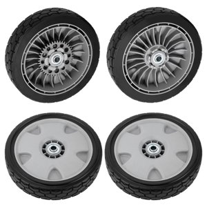 4 Pcs 9" HRX217 Lawn Mower Wheels Kit 2 42710-VH7-010ZA & 2 44710-VH7-010ZA - XaXmTee 4 Pcs 9" HRX217 Lawn Mower Wheels Kit Fit for Honda HRX217 Lawn Mower 2 Rear Wheels Replace for 42710-VH7-010ZA and 2 Front Wheels Replace for 44710-VH7-010ZA photo 1