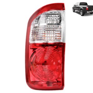 Left Driver Side Tail Light Compatible with Toyota Tundra 2004 2005 2006 Double Cab, Replacement for 815600C040 T02800153, Rear Taillight Brake Lamp - Bulb Included photo 1
