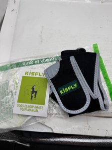KISFLY Dog Shoulder Brace for Front Leg, Breathable Elbow Protector, Helps Prevent Hygroma, Calluses, Pressure Sores and Licking, Provides Joint Support, Left Leg, Size M photo 3
