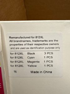 PayForLess for 812XL Remanufactured for Epson 812XL Ink cartridges Combo Pack 812 XL for Workforce Pro WF-7840 WF-7820 WF-7310 EC-C7000 Printer 3 Black 1 Cyan 1 Magenta 1 Yellow 6 Pack photo 6