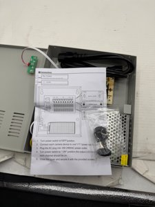 9 Channel 12 Volt DC Output 5A CCTV Distributed Power Supply Box for Security Camera with AC Plug and Lock for Security Cameras, DVRs, CCTV Power Supply (5A 9-Channel) photo 5