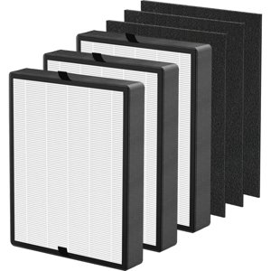 45i True HEPA Replacement Filter Compatible with BreatheSmart Flex and 45i Air Cleaner Purifier, 3 H13 True HEPA Filters with 3 Carbon Pre-Filters, Part # B4-Fresh / FL40-Silver-Carbon, 3 Pack photo 1