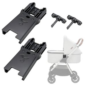 FANTOVO Connector for UPPAbaby V1/V2/V3 Bassinet to Nuna TRIV Next & Nuna SWIV -Easy to Install, Safe and Durable Adapter to Connect Strollers and Bassinets (2-Pack) photo 1