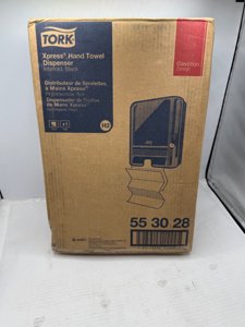 Tork Xpress Multifold Hand Towel Dispenser Black H2, One-at-a-Time Dispensing, Elevation Range, 553028 photo 3