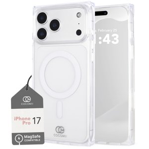 COCOMII Rectangle Case for iPhone 17 Pro, Compatible with MagSafe, Crystal Clear photo 1