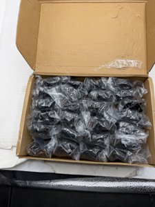 Ravinte 50 Pack 25 Pairs Semi-Overlay 1/2 inch Self-Closing Face Frame Cabinet Hinges Matte Black Half Wrap-Around Kitchen Cabinet Door Hinges Face Mount Cabinet Hardware photo 5
