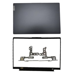 Wzqrps Replacement Laptop LCD Cover Back Rear Top Lid Hinges Front Bezel for Lenovo ideapad 5 15IIL05 15ARE05 15ITL05 15ALC05 5-15IIL05 5-15ARE05 5-15ITL05 5-15ALC05 5CB0X56073 5CB0Z31048 (Gray) photo 1