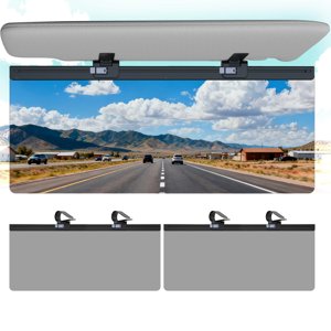 Sun Visor Extender for Car, Visor Extender Attachment for Car, Adjustable Visor Extender Sun Blocker UV400, Polarized Sun Visor Extender, Anti-Glare, UV Protector (2 Pack, Large) photo 2