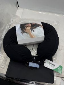 Gurum™ Hooded Premium Latex Travel Pillow – Comfortable Neck Support with Side Pocket & Breathable Tencel Cover – Perfect for Airplane, Car, Home, and Long Flights. photo 4