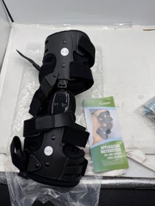 Komzer OA Unloader Knee Brace, Adjustable ROM & Stabilizing Support Used for Unloading Joint Pressure Caused by Bone-on-Bone Osteoarthritis, Capable of Delaying Surgery & Correcting Bow Legs/Valgus (Black, Left) photo 3