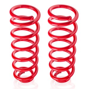 SPRINGCRAZE Rear Heavy Duty Coil Springs for Ram 1500 2009-2018 2wd 4wd, 75% Extra Load Capacity (1500 lbs)-Red photo 1