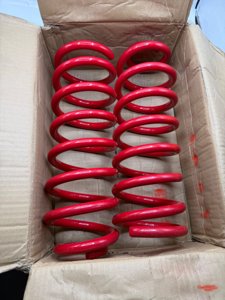 SPRINGCRAZE Rear Heavy Duty Coil Springs for Ram 1500 2009-2018 2wd 4wd, 75% Extra Load Capacity (1500 lbs)-Red photo 5