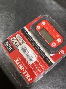 Fill-Rite TT10AN 1" 2-35 GPM(8-132 LPM) Digital In-line Turbine Meter, Aluminum, Fuel Transfer Meter,Black/Red photo 2