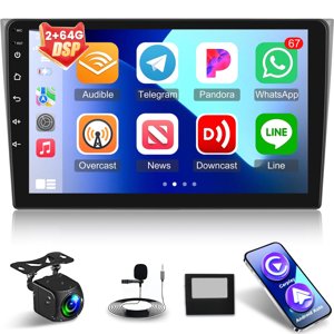 [2+64G] for Mazda CX9 CX-9 CX 9 2006-2016 Android Radio, 10.1 inch IPS Toushscreen Aftermarket Radio - Wireless Carplay and Android Auto, Mirror Link, WiFi, GPS, SWC + AHD Backup Camera + Canbus photo 1