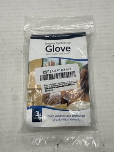 TIDI AquaGuard Glove – Shower Protection Glove with Water-Seal Band – Arm Cast Cover – 75 Gloves and 25 Water-Seal Bands Total (3 Gloves per Package x 25 Packages) – Home Medical Supplies (50016-RBX) photo 3