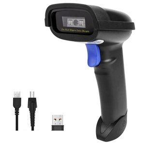 NETUM Bluetooth Barcode Scanner, Compatible with 2.4G Wireless & Bluetooth Function & Wired Connection, Connect Smart Phone, Tablet, PC, CCD Bar Code Reader Work with Windows, Mac,Android (NT-1228BC) photo 1