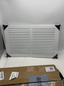 Steel Return Air Grill,Return Air Vent Cover (Duct Opening) Cold Air Return Vent Cover for Wall or Ceiling (14"W x 8"H Duct Opening) photo 6