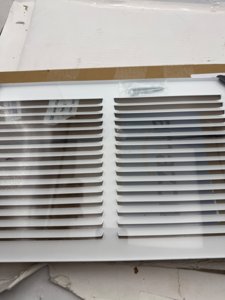 Steel Return Air Grill,Return Air Vent Cover (Duct Opening) Cold Air Return Vent Cover for Wall or Ceiling (14"W x 8"H Duct Opening) photo 4