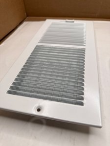 12 x 4 Inch [Duct Opening] Air Vent Covers for Wall or Ceiling - High Airflow 2 Way Steel Ventilation - Adjustable Wall/Ceiling Register, 13-3/4 Inch x 5-3/4 Inch [Overall Dimensions] photo 3