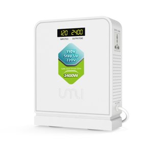 UMI 2400W Step Up Voltage Converter, Heavy Duty Power Transformer for Large Capacity Devices, Europe Appliance 110v to 220v photo 1