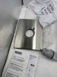 Delta Velum 14 Series Shower Faucet Set, Brushed Nickel Shower Head and Handle Set, Valve Trim Kit, Stainless T14237-SS photo 6