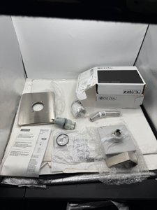 Delta Velum 14 Series Shower Faucet Set, Brushed Nickel Shower Head and Handle Set, Valve Trim Kit, Stainless T14237-SS photo 3