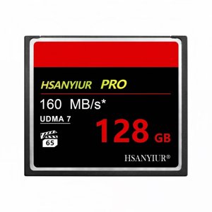 HSANYIUR 128GB UDMA Speed Up to 160MB/s,Original CF Card Camera Memory Card photo 1