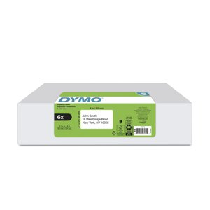 DYMO Authentic LW Large Shipping Labels DYMO Labels for LabelWriter Label Printers 2-5/16" x 4 Print Up to 6-Line Addresses 6 rolls of 300 (1800 Total) photo 1