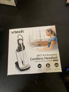 VTech IS6200 DECT 6.0 Accessory Cordless Headset (Silver/Black) – Hands-Free Expansion for Compatible AT&T Cordless Phones photo 2