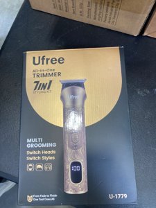 Ufree Beard Trimmer for Men, Electric Razor Shaver, Cordless Hair Clipper Shaving Kit for Mustache Body Nose Ear Hair Facial, Adjustable Beard Grooming Kit Birthday Gifts for Men photo 2