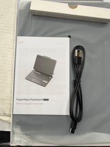 EIP Hyperkeys Keyboard for iPad Pro 11 inch (M4 / M5), 11" Magic Keyboard with Customizable Shortcuts, Full-Area Control Trackpad, Pen Sleeve, Cantilever Stand, 7-Color Backlight photo 7