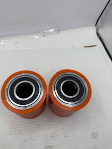 2pcs Load Wheels Kit with pins Pallet Jack Wheels Compatible with Toyota 8HBW23 Model Electric Pallet Jack Lift Truck photo 3
