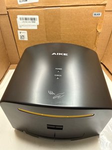 AIKE Air Wiper Compact Hand Dryer 110V 1400W Black (with 2 Pin Plug) Model AK2630S photo 4